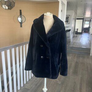 Closed Navy fur jacket